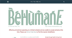 Desktop Screenshot of intothewildinc.org